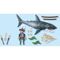 Compra Playmobil Tiburon Grande Con Pirata al mejor precio | Juguetilandia Canarias