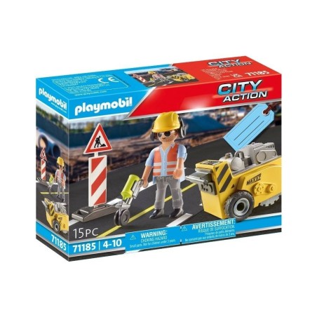 Compra Playmobil Trabajador De La Construccion Con Cortador De Bordes al mejor precio | Juguetilandia Canarias
