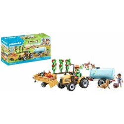 Compra Playmobil Tractor Con Trailer Y Cisterna al mejor precio | Juguetilandia Canarias