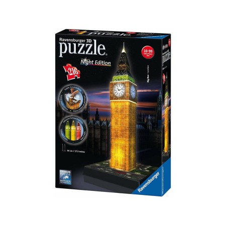 Compra Ravensburger Big Ben Night Edition al mejor precio | Juguetilandia Canarias