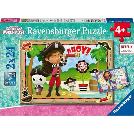 Compra Ravensburger Gabby's Dollhouse Puzzle 2x24 Pz al mejor precio | Juguetilandia Canarias