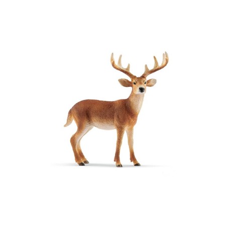 Compra Schleich Ciervo De Cola Blanca Macho al mejor precio | Juguetilandia Canarias