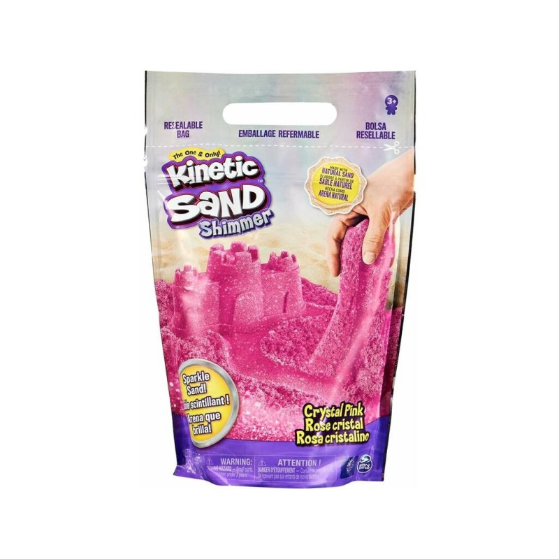 Compra Spin Master Kinetic Sand Bolsa Arena Rosa Brillante al mejor precio | Juguetilandia Canarias