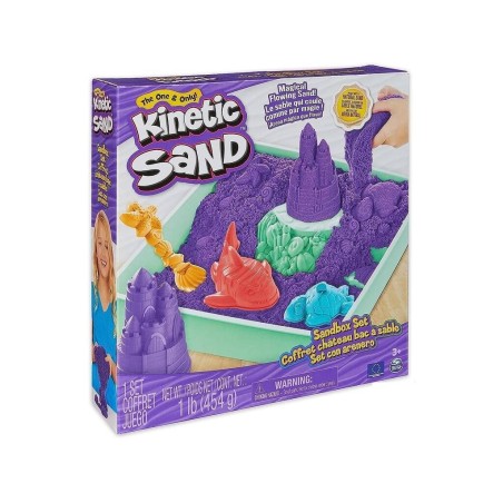 Compra Spin Master Kinetic Sand Sandbox Set Morado al mejor precio | Juguetilandia Canarias