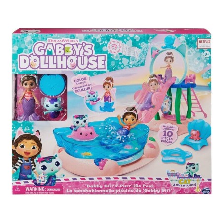 Compra Spin Master La Casa De Muñecas De Gabby Playset Piscina De Gabby Y Siregata al mejor precio | Juguetilandia Canarias