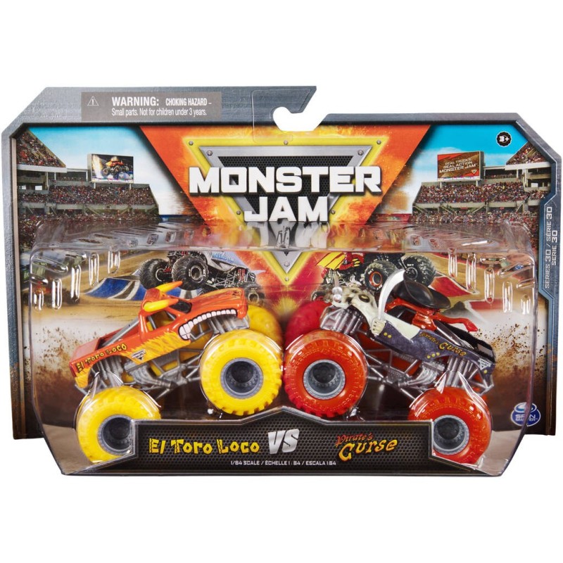 Compra Spin Master Monster Jam Pack 2 1:64  Refresh al mejor precio | Juguetilandia Canarias