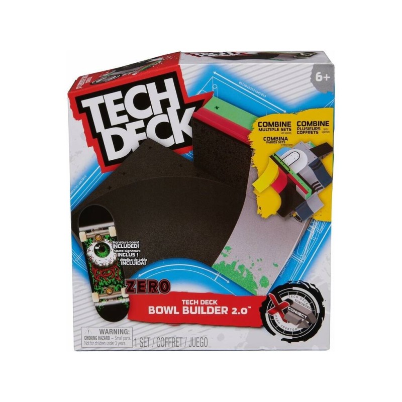 Compra Spin Master Tech Deck Park Creator Acs X-Connect Zero Bowl Builder al mejor precio | Juguetilandia Canarias