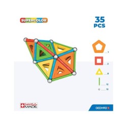 Compra Toy Partner Geomag Classic Green Super Colors Panels al mejor precio | Juguetilandia Canarias
