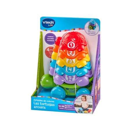 Compra Vtech Apilables De Colores Las Tortugas Arcoiris al mejor precio | Juguetilandia Canarias