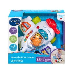 Compra Vtech Avion Infantil De Arrastre Lolo Piloto al mejor precio | Juguetilandia Canarias