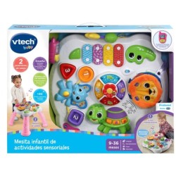 Compra Vtech Mesita Infantil De Actividades Sensoriales Rosa al mejor precio | Juguetilandia Canarias
