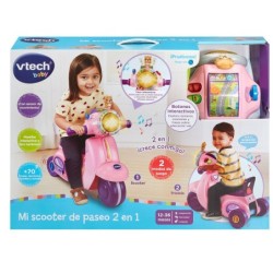 Compra Vtech Mi Scooter De Paseo 2 En 1 Rosa al mejor precio | Juguetilandia Canarias