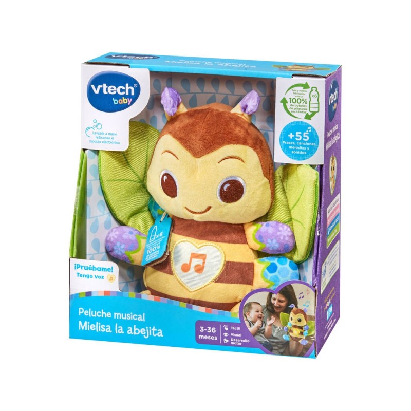 Compra Vtech Peluche Musical Mielisa La Abejita al mejor precio | Juguetilandia Canarias