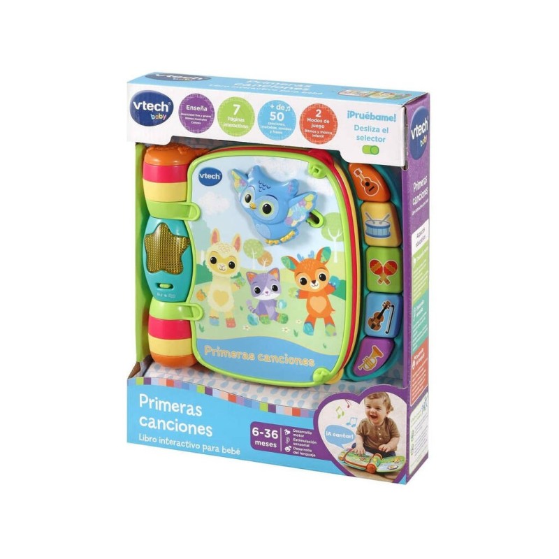 Compra Vtech Primeras Canciones Libro Interactivo Para Bebes al mejor precio | Juguetilandia Canarias Compra Vtech Primeras Canciones Libro Interactivo Para Bebes al mejor precio | Juguetilandia Canarias