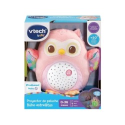 Compra Vtech Proyector De Peluche Buho Estrellitas Rosa al mejor precio | Juguetilandia Canarias