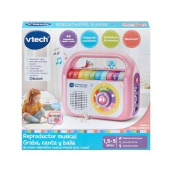 Compra Vtech Reproductor Musical Graba, Canta Y Baila Rosa al mejor precio | Juguetilandia Canarias