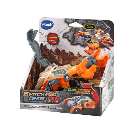 Compra Vtech Switch&Ampgo Dinos Oneclick Veneno, El Escorpion Blindado al mejor precio | Juguetilandia Canarias