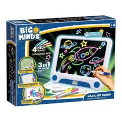 Compra World Brands Big Minds Pizarra De Dibujo Neon Led al mejor precio | Juguetilandia Canarias