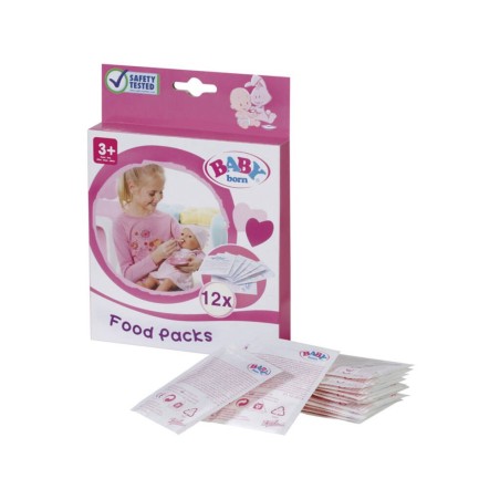 Compra Zapf Baby Born Comida, 12 Sobres al mejor precio | Juguetilandia Canarias