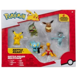 Compra Jazwares Pokemon Multipack 6 Figuras Combate al mejor precio | Juguetilandia Canarias