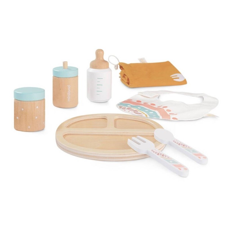 Compra Miniland Set Alimentacion Madera al mejor precio | Juguetilandia Canarias