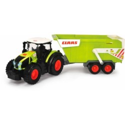 Compra Simba Tractor Claas Granja Con Trailer 65 Cm al mejor precio | Juguetilandia Canarias